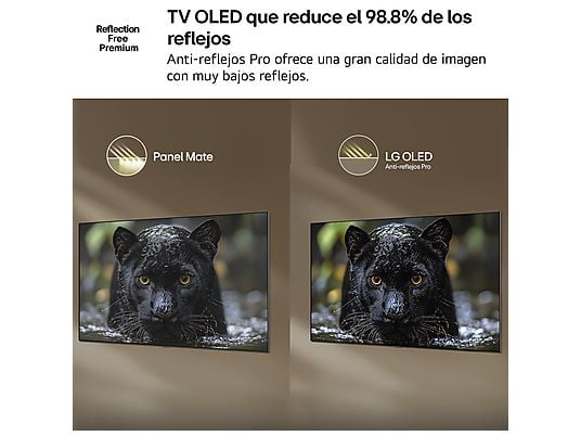 LG OLED83C64LA, TV OLED 83", 4K, procesador 4K AI α11 Gen3, Smart TV Web OS