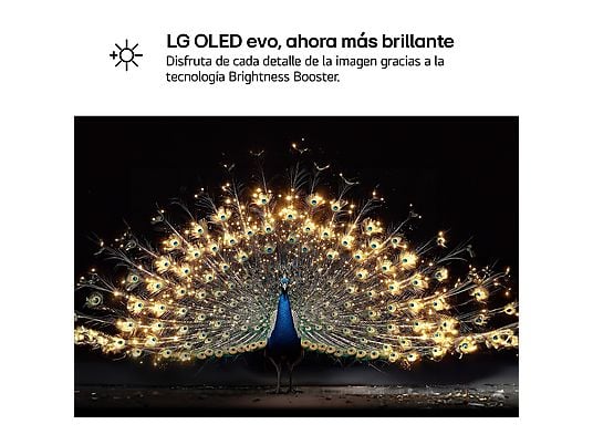 LG OLED83C64LA, TV OLED 83", 4K, procesador 4K AI α11 Gen3, Smart TV Web OS
