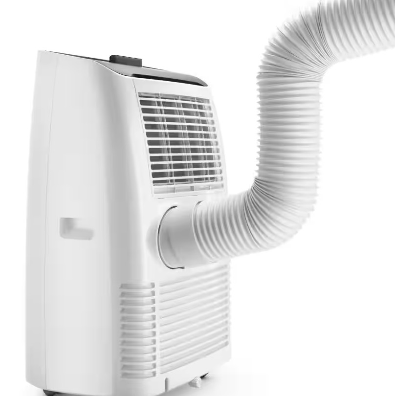 DeLonghi Pinguino PACEX100SILENT, aire acondicionado portátil, panel de control LED, solo ventilador y de deshumidificación, 32l en 24h, Clase A++
