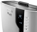 DeLonghi Pinguino PACEX100SILENT, aire acondicionado portátil, panel de control LED, solo ventilador y de deshumidificación, 32l en 24h, Clase A++