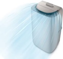 DeLonghi Pinguino GentleJet, aire acondicionado portátil, aparato 3 en 1: ventilador, aire acondicionado y deshumidificador, hasta 100 m³, Clase A