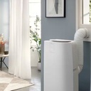DeLonghi Pinguino GentleJet, aire acondicionado portátil, aparato 3 en 1: ventilador, aire acondicionado y deshumidificador, hasta 100 m³, Clase A