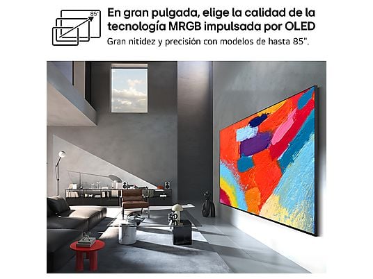LG 50MRGB87B6B, TV RGB MINI LED, procesador a8 AI 4K Gen3, SMART TV Web OS