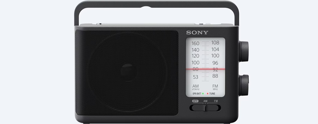 Radio Sony ICF506 FM/AM de sintonización analógica portátil