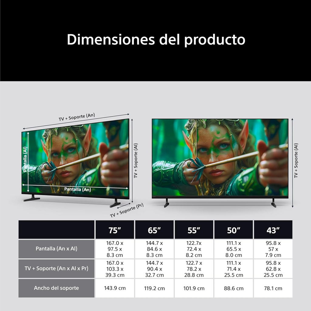 Sony K43S20M2, BRAVIA 2 II, 4K Ultra HD, LED, 43" Google TV