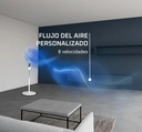Rowenta VU5450F0, ventilador de pie, Turbo Silence, 8 velocidades, mando a distancia, 35 dB, 55 W