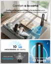 Midea AMS150-PBW, Ventilador sin aspas 33 W, 10 Velocidades