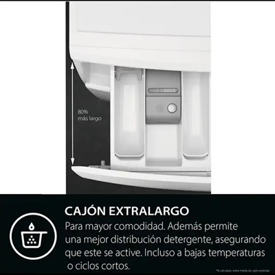 AEG LWR7304L4B Lavadora secadora , 11 kg + 7 kg, 1400 rpm, ProSteam