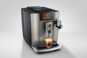 JURA E8 Midnight Silver, cafetera superautomática, pantalla a color de 3,5", 7 niveles de molienda