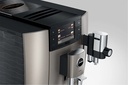 JURA E8 Midnight Silver, cafetera superautomática, pantalla a color de 3,5", 7 niveles de molienda