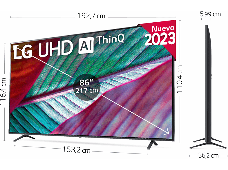 TV LG 4K UHD UR78 86"