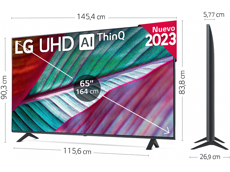 TV LG 4K UHD UR78 65"