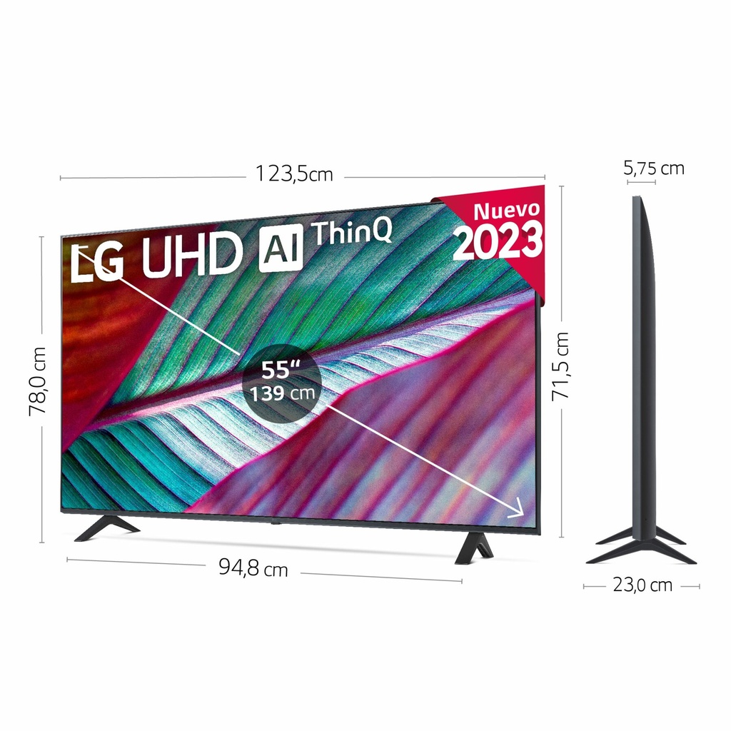 TV LG 4K UHD UR78 55"