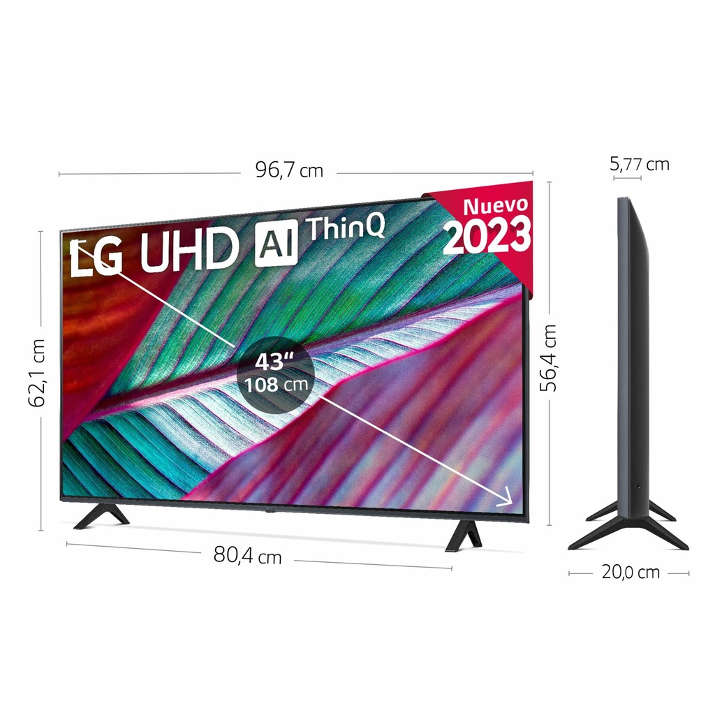 TV LG 4K UHD UR78 43"