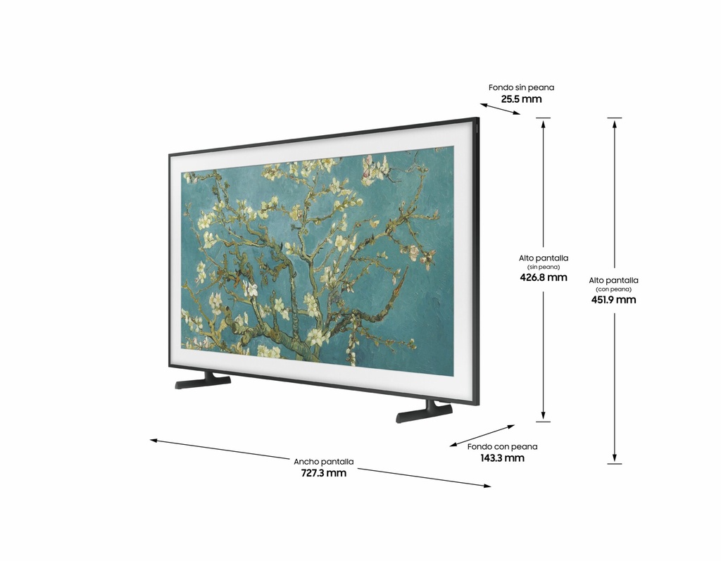 TELEVISIÓN 32" THE FRAME TQ32LS03CBU SMART TV SAMSUNG