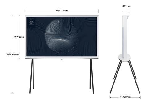 TELEVISOR SAMSUNG 43" QLED 4K 50HZ TQ43LS01BG THE SERIF