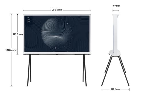 TELEVISOR SAMSUNG 43" QLED 4K 50HZ TQ43LS01BG THE SERIF