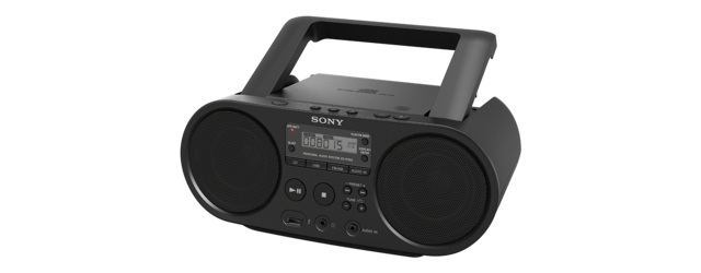 RADIO CD CON USB SONY ZSPS50B NEGRO