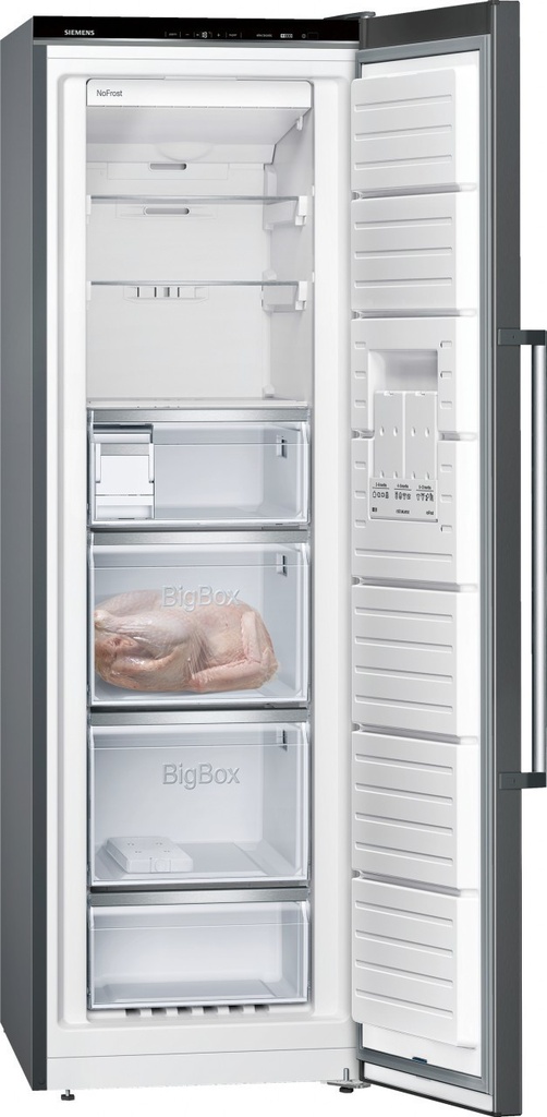CONGELADOR SIEMENS GS36NAXEP 1,86X60 NEGRO MATE