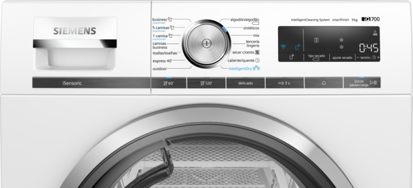 SECADORA SIEMENS 9KG WT47XKH1ES IQ700 CONNECT BOMBA CALOR