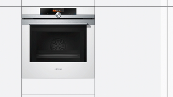 HORNO CON MICROONDAS SIEMENS HM676G0W1 PIROLÍTICO BLANCO