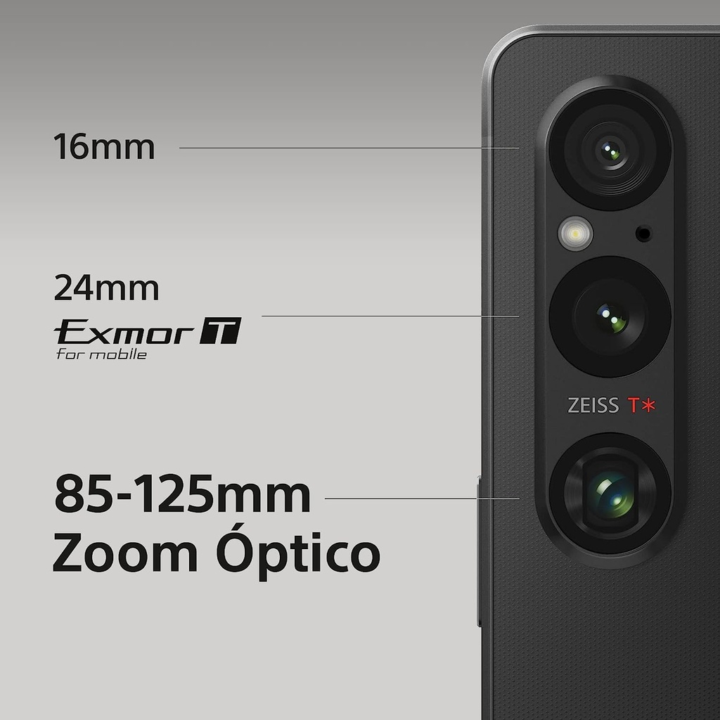 Xperia 1V sensor Exmor T para móvil y pantalla OLED 4K HDR 256GB SONY