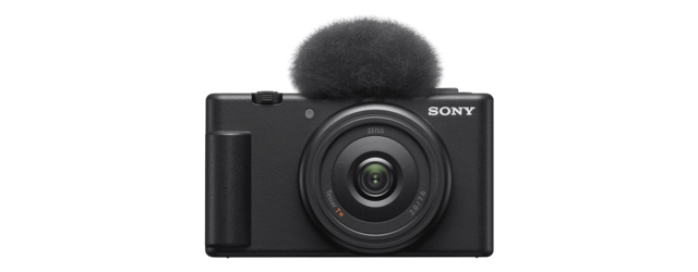 Sony ZV-1F Cámara Digital, para Vlogs, con Pantalla Multiángulo, Vídeo 4K, Cámara Lenta y Funciones para Vlog, Negra