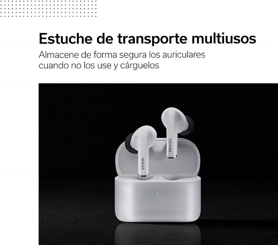 AURICULARES DENON INALÁMBRICOS NOISE CANCELLING AHC830 WHITE