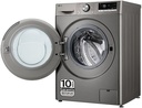 Lavadora LG F4WR7009AGS 9 kg 1400 rpm INOX 10% más eficiente que A