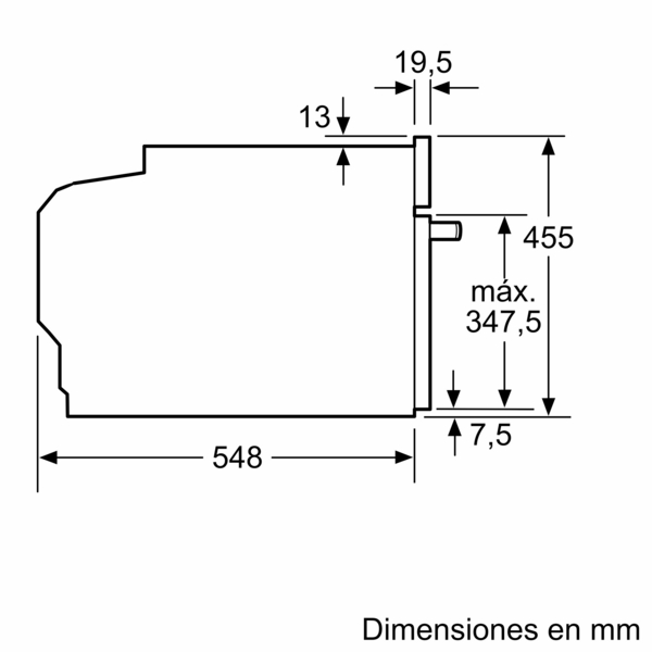 Siemens CM724G1B1, Horno compacto con microondas, iQ700, negro