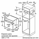 Siemen HB778G3B1, horno pirolítico, iQ700, Display TFT touch Pro, Termosonda