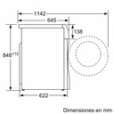 Siemens WN54C2A0ES, lavadora secadora, autodosificación i-Dos, iQ700