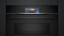 Siemens HM778GMB1, horno con microondas, pirolítico, display touch Pro, iQ700