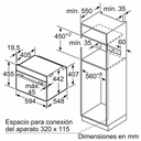 Siemens CB734G1B1, horno compacto multifunción, display TFT touch, iQ700, negro