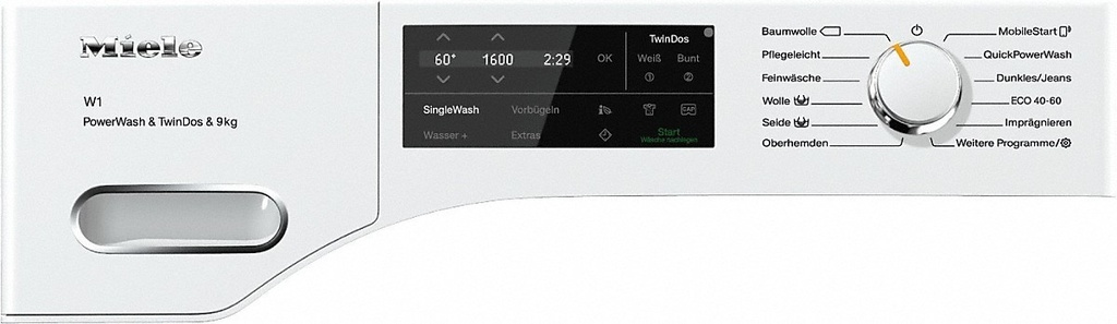 LAVADORA MIELE 9KG WWI860 WCS PWash & TDos & 9kg