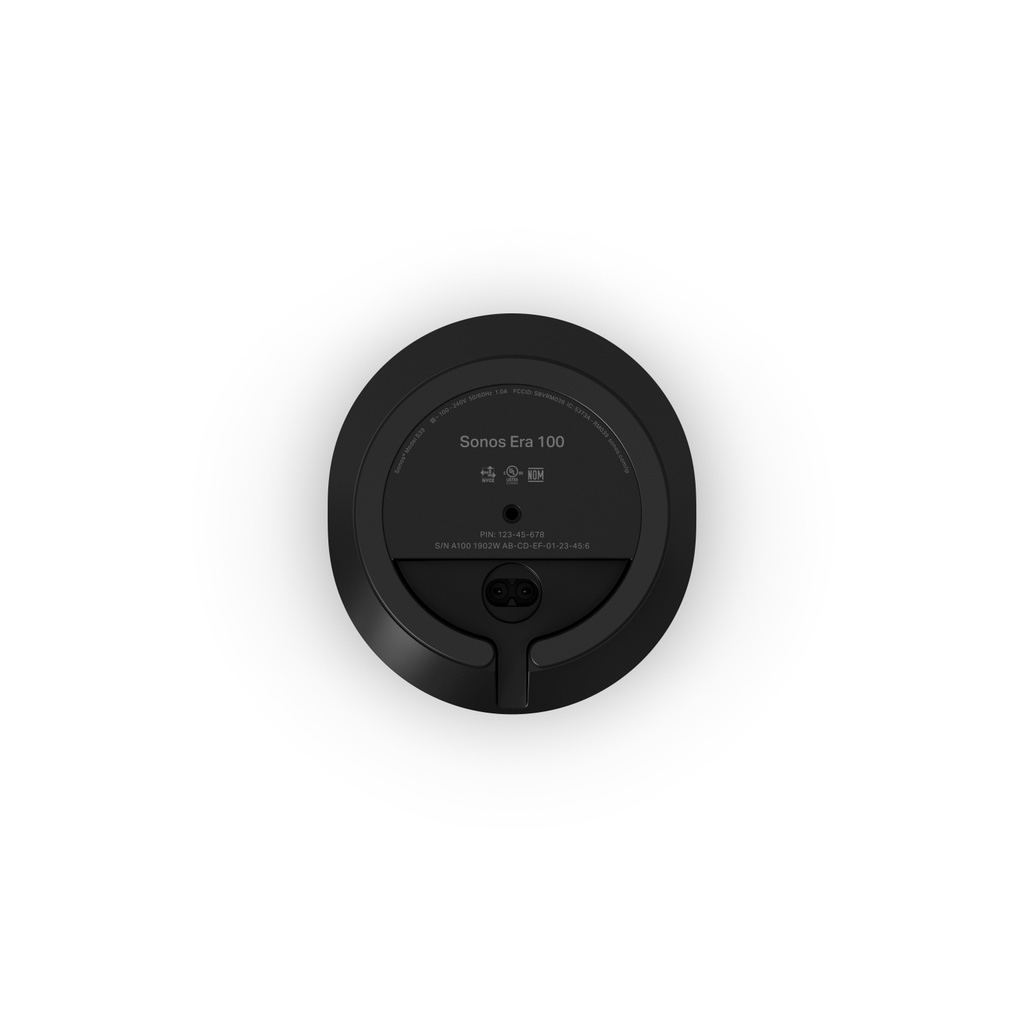 Sonos Era 100 Haut-parleur Noir Avec Fil &Sans Fil BLACK