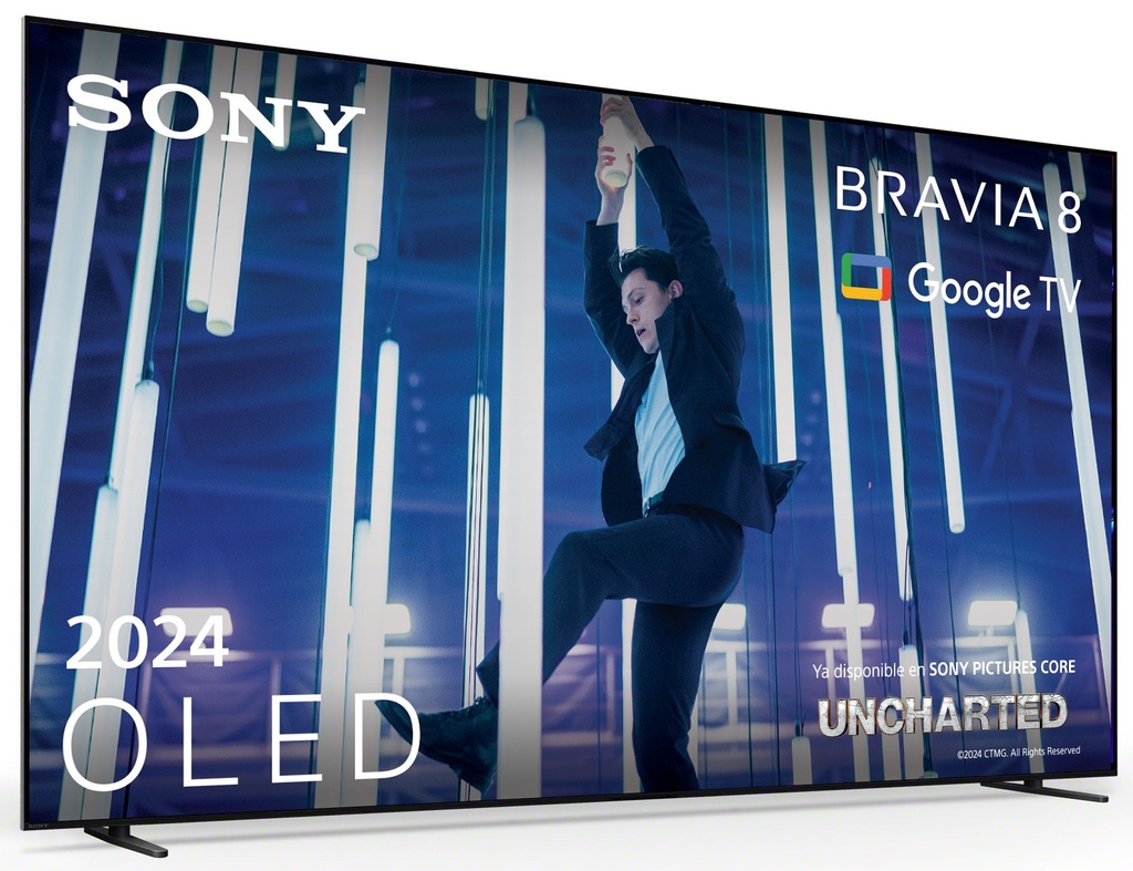 Sony, K65XR80, BRAVIA 8, XR Processor, OLED,  4K Ultra HD, Alto rango dinámico, Smart TV