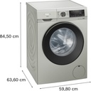 Siemens WG44G2FAES, Lavadora de carga frontal 9 kg 1400 r.p.m., Acero antihuellas