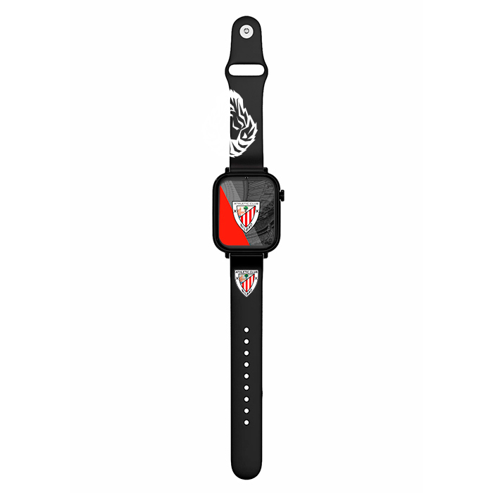 Save Family Save Watch +, Reloj GPS para niños, llamadas, whatsapp, edicion Athletic Club, Silicona Negra