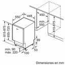 Siemens SR63EX24KE, iQ300 Lavavajillas totalmente integrable 45 cm