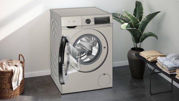 Siemens WG56G2ZXES, Lavadora de carga frontal, 10 kg, 1600 r.p.m., Acero antihuellas, iQ500