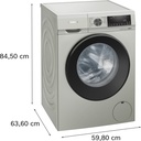 Siemens WG56G2ZXES, Lavadora de carga frontal, 10 kg, 1600 r.p.m., Acero antihuellas, iQ500