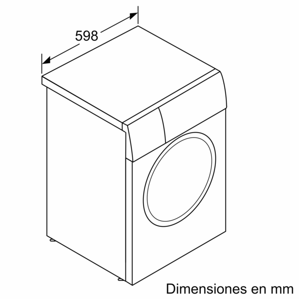 Siemens WG56G2ZXES, Lavadora de carga frontal, 10 kg, 1600 r.p.m., Acero antihuellas, iQ500