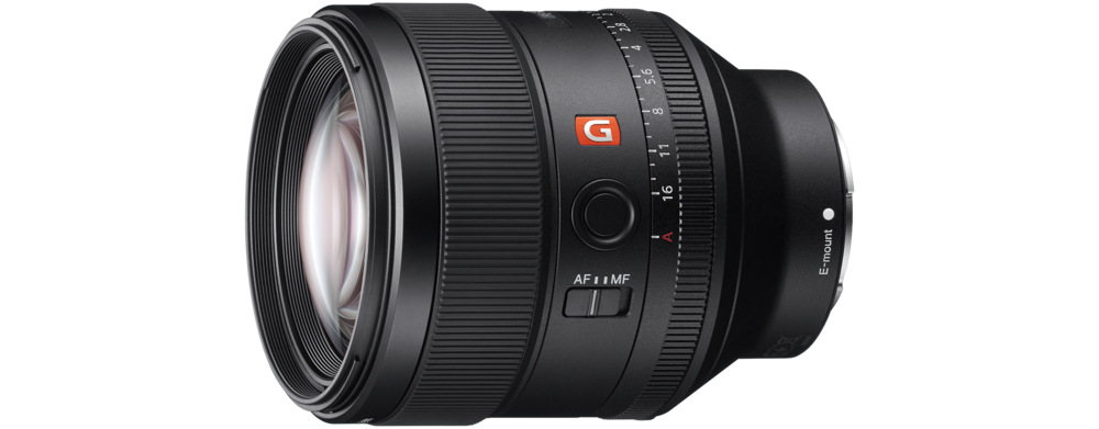 Sony SEL85F14GM, Objetivo prime para retratos, Distancia focal 85mm, Apertura F1.4, Montura E, Serie G Master