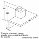 Siemens LC67BHM50, Campana decorativa de pared 60 cm Acero inoxidable