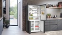 Siemens KF96DPXEA, Frigorífico americano, dispensador con toma de agua, 4 puertas, No Frost, 183 x 90,5 cm, black Inox, iQ700