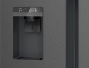 Siemens KF96DPXEA, Frigorífico americano, dispensador con toma de agua, 4 puertas, No Frost, 183 x 90,5 cm, black Inox, iQ700