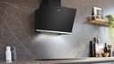 Siemens LC81KAN60, Campana decorativa de pared 80 cm Cristal negro A+