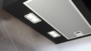 Siemens LC87KFN60, Campana decorativa de pared 80 cm Cristal negro A+