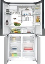 Siemens KF96DPPEA, Frigorífico americano, dispensador con toma de agua, 4 puertas, No Frost, 183 x 90,5 cm, inox, iQ700_1